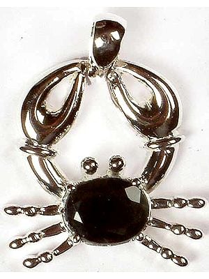 Faceted Black Onyx Crab