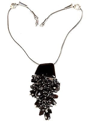 Black Onyx Bunch Necklace