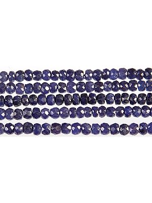 Faceted Blue Sapphire Rondells