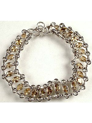 Faceted Citrine Bracelet