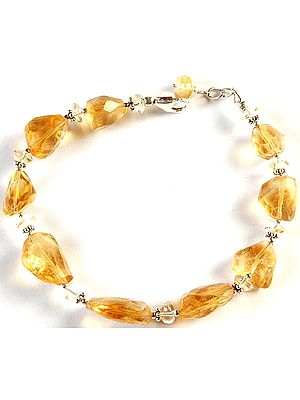 Faceted Citrine Bracelet