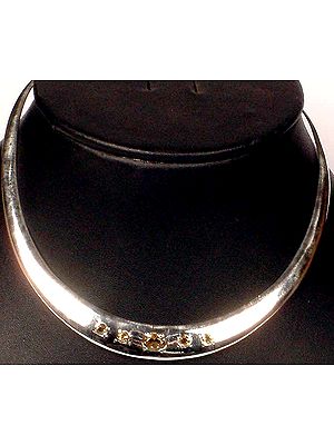 Faceted Citrine Choker