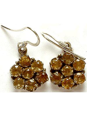 Faceted Citrine Earrings