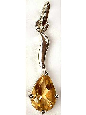 Faceted Citrine Pendant