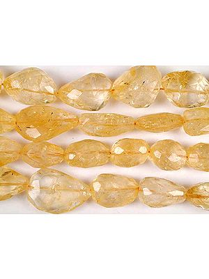 Faceted Citrine Tumbles