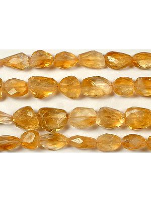 Faceted Citrine Tumbles