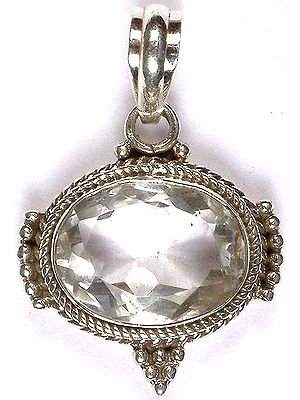 Faceted Crystal Pendant