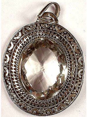 Faceted Crystal Pendant
