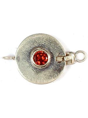 Faceted Garnet Closure