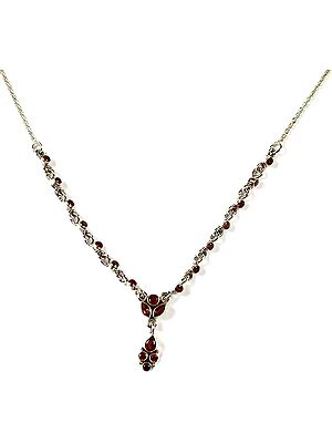 Faceted Garnet Necklace