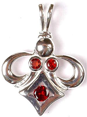 Faceted Garnet Pendant