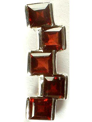 Faceted Garnet Pendant