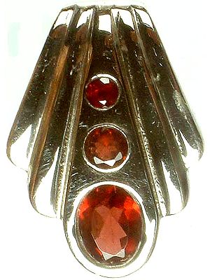 Faceted Garnet Pendant