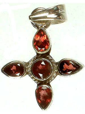 Faceted Garnet Pendant