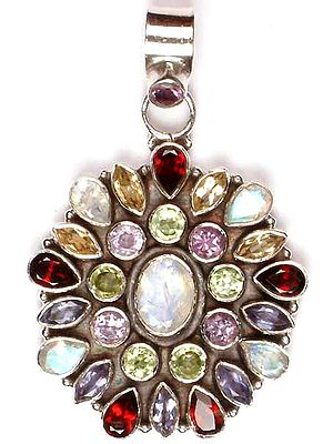 Faceted Gemstone Flower