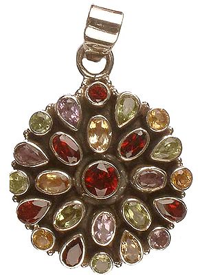 Faceted Gemstone Flower