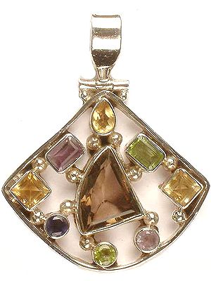 Faceted Gemstone Pendant