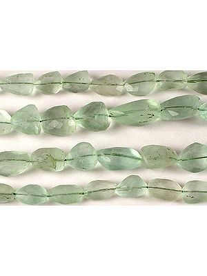 Faceted Green Fluorite Tumbles