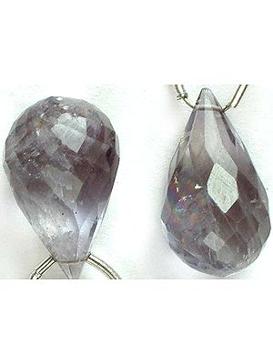 Faceted Iolite Drop