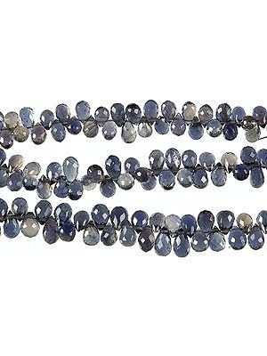 Faceted Iolite Drops