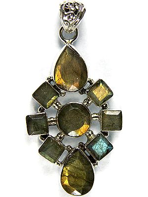 Faceted Labradorite Pendant