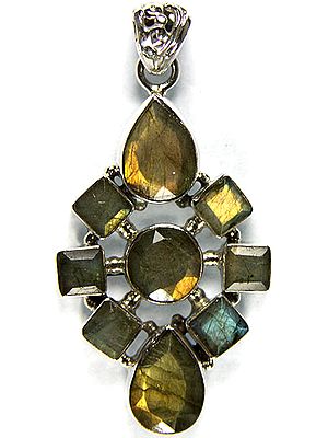 Faceted Labradorite Pendant