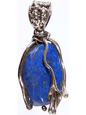 Faceted Lapis Lazuli Pendant