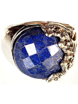 Faceted Lapis Lazuli Ring