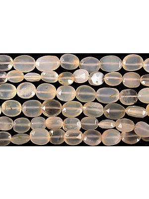 Faceted Gray Moonstone Ovals