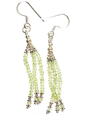 Faceted Peridot Earrings