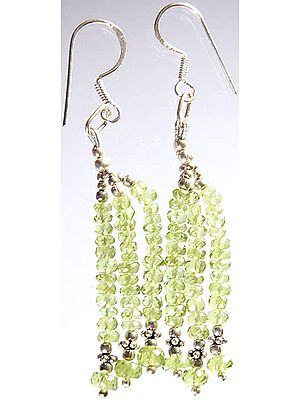 Faceted Peridot Earrings