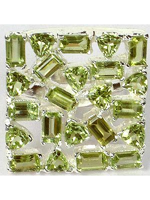 Faceted Peridot Glory