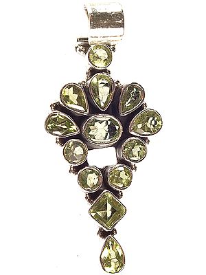 Faceted Peridot Pendant