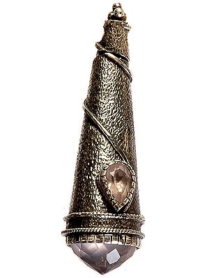 Faceted Rose Quartz Pendant