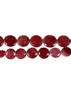 Faceted Ruby Coins