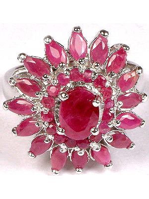 Faceted Ruby Flower