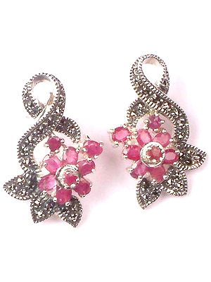 Faceted Ruby Flowers
