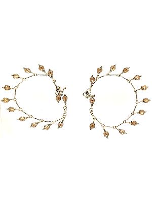 Faceted Smoky Quartz Anklets (Price Per Pair)