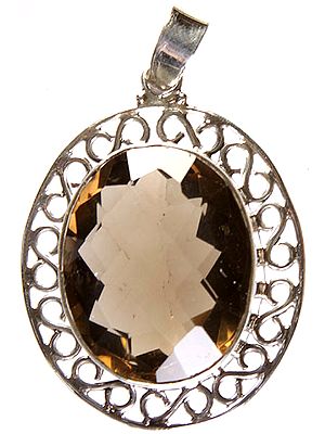 Faceted Smoky Quartz Pendant