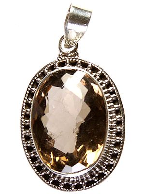 Faceted Smoky Quartz Pendant