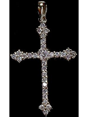 Faceted Stone Cross