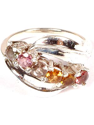 Faceted Tourmaline Ring