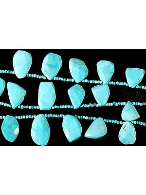Faceted Turquoise Shapes