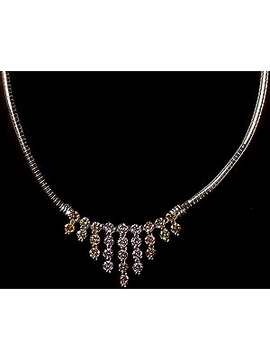 Faceted Zircon Necklace