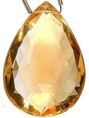 Fine Cut Large Citrine Briolette<br>(Price Per Piece)