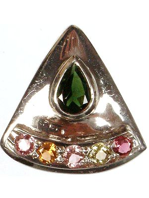 Fine Cut Tourmaline Pendant