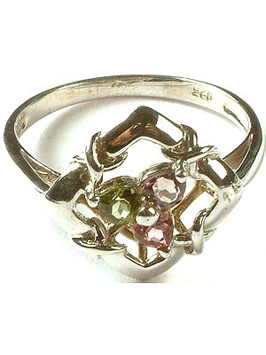 Fine Faceted Tourmaline Ring