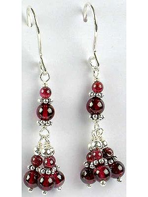 Fine Garnet Earrings