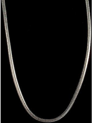 Fine Sterling Chain  with Spring Closure