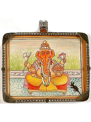 Four-Armed Blessing Ganesha Pendant